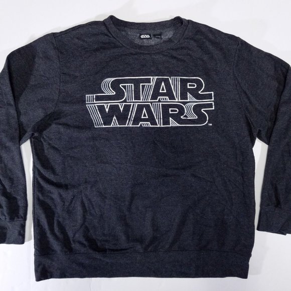 Star Wars Other - Star Wars Long Sleeve Warm Grey & Silver Sweater